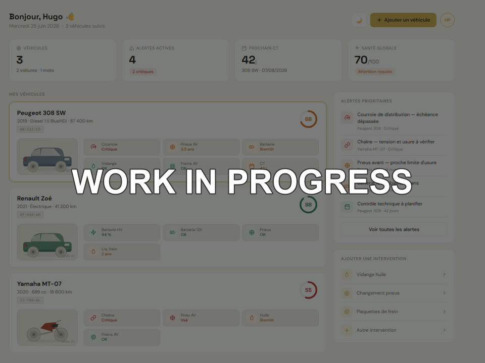 Révizia — work in progress